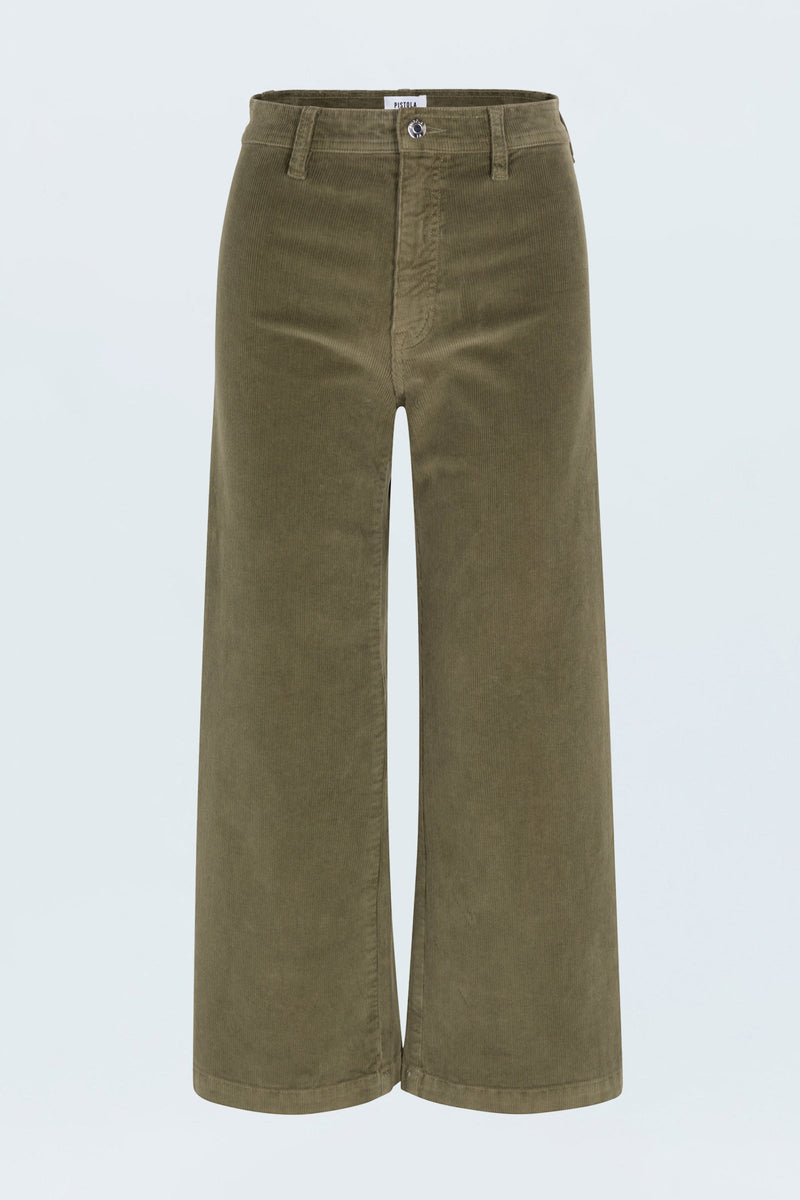 Pistola - Penny Crop High Rise Wide Leg Pant - Sequoia