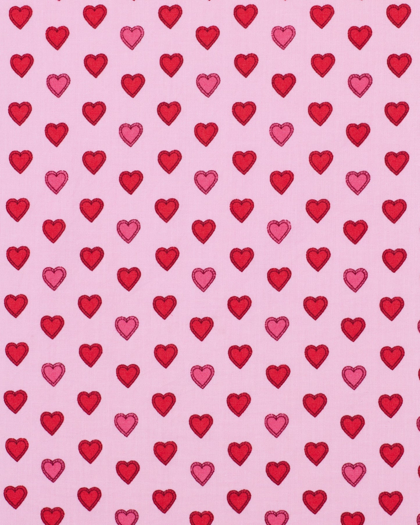 Mini Candy Hearts - Three's Best Pouch Set - Pink Macaron