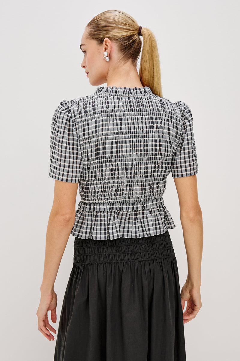 Rails - Portia Top - Ash Seersucker