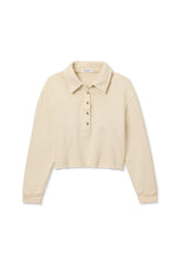 PerfectWhiteTee - Vinny Fleece Collared Sweatshirt –  Sugar