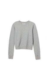 PerfectWhiteTee - Lucia Travel Long Sleeve Raglan Crew - Heather Grey