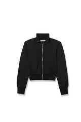 PerfectWhiteTee - Milana Travel Long Sleeve Track Jacket - True Black