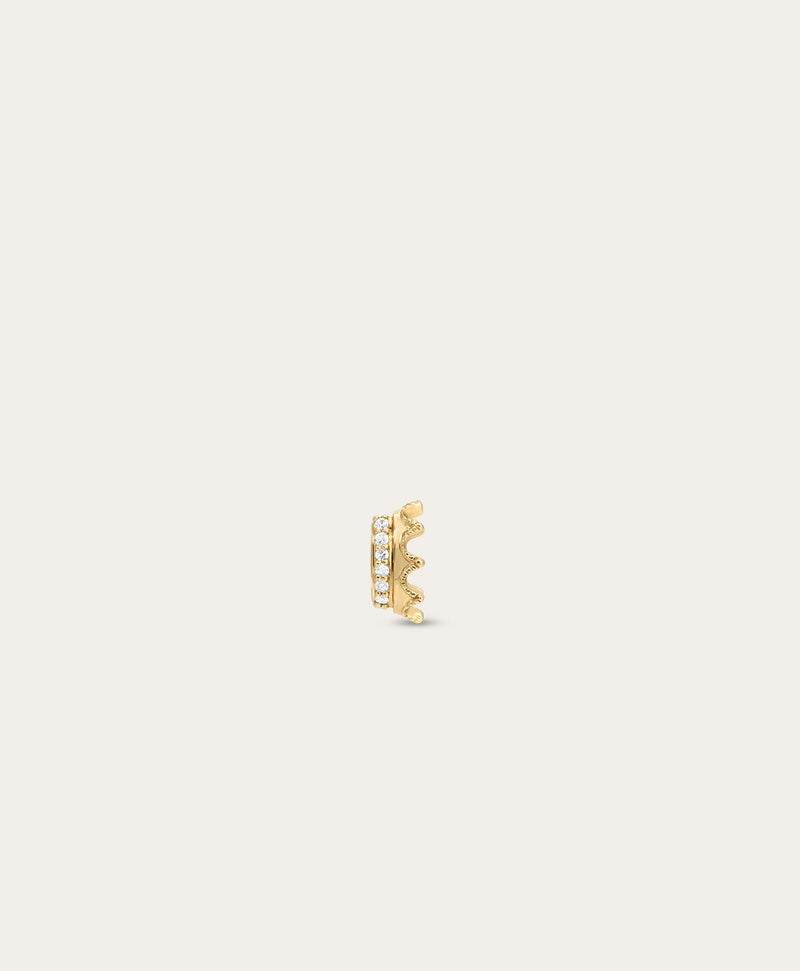 Adina Reyter Pavé Crown Mini Bead