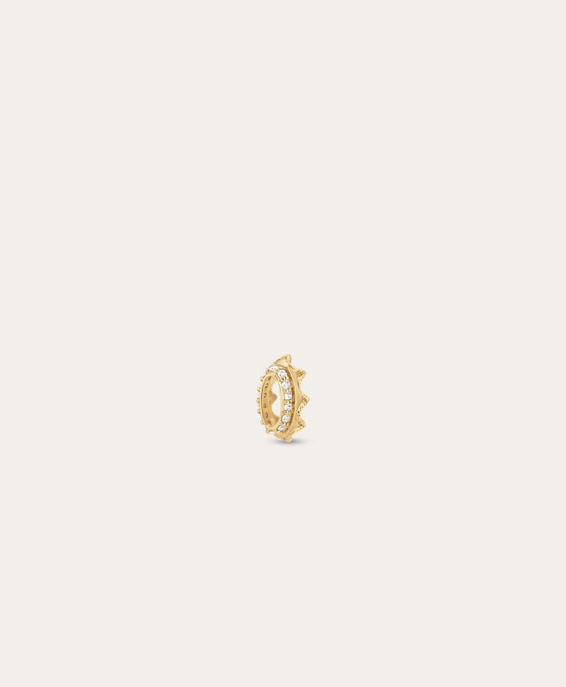 Adina Reyter Pavé Crown Mini Bead