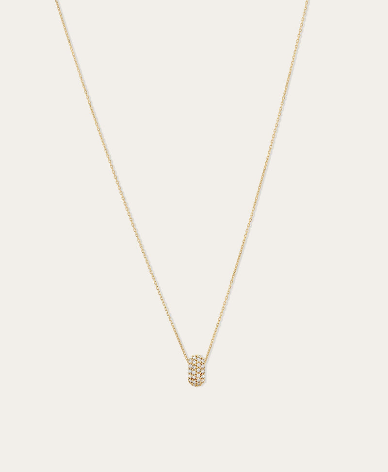 Adina Reyter Wide Pavé Diamond Mini Bead