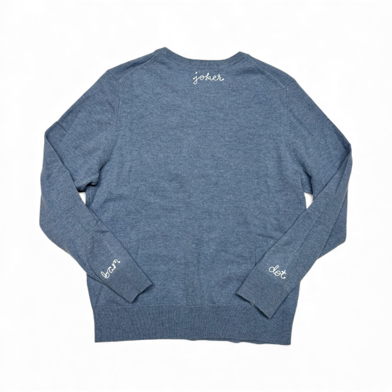 YouMahj Cashmere Chainstitch - Denim Blue
