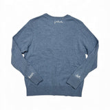 YouMahj Cashmere Chainstitch - Denim Blue