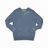 YouMahj Cashmere Chainstitch - Denim Blue