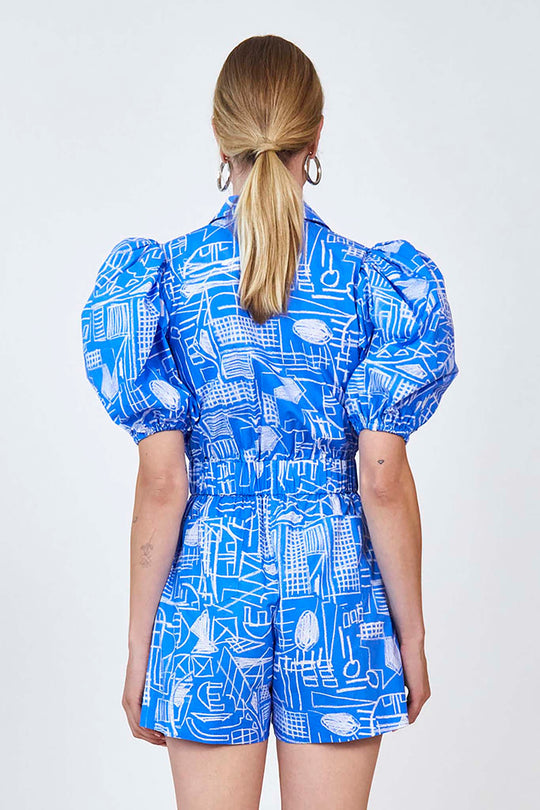 Load image into Gallery viewer, Blue Pia Jumpsuit For Women
