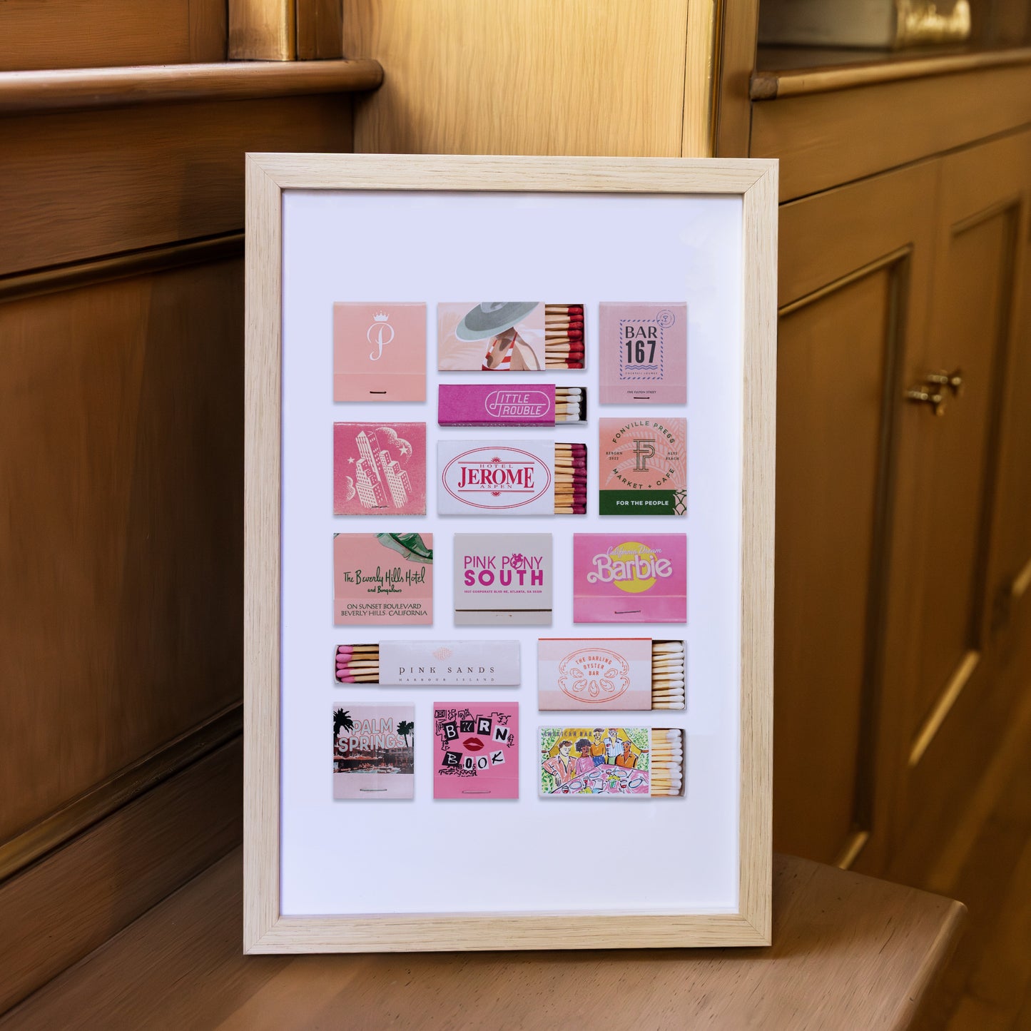 Pink Collage Poster