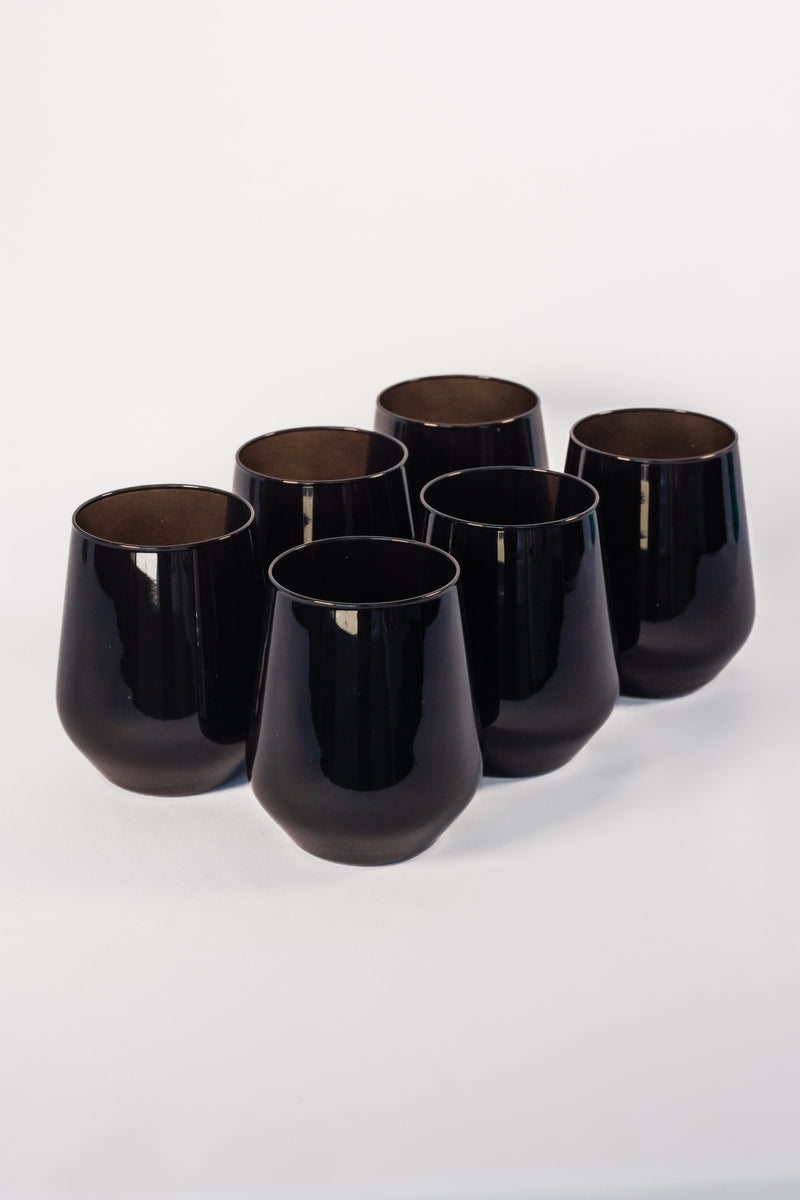 Estelle Stemless Wine Glasses - Set of 6