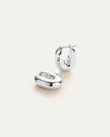 Jenny Bird - Puffy U-Link Earrings - High Polish Silver