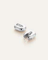 Jenny Bird - Puffy U-Link Earrings - High Polish Silver