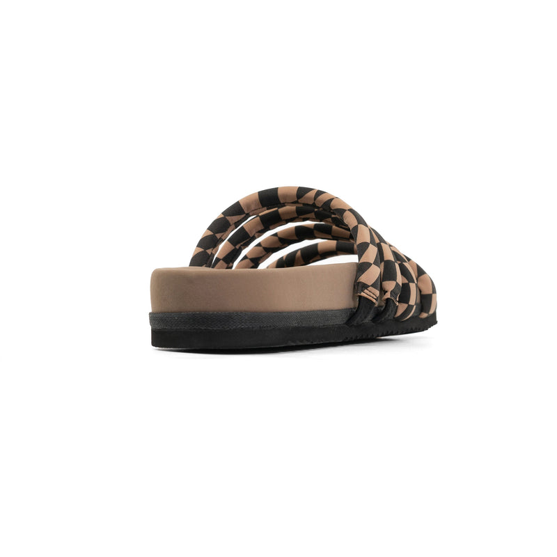 Quattro Sandal Wavy Check Neoprene