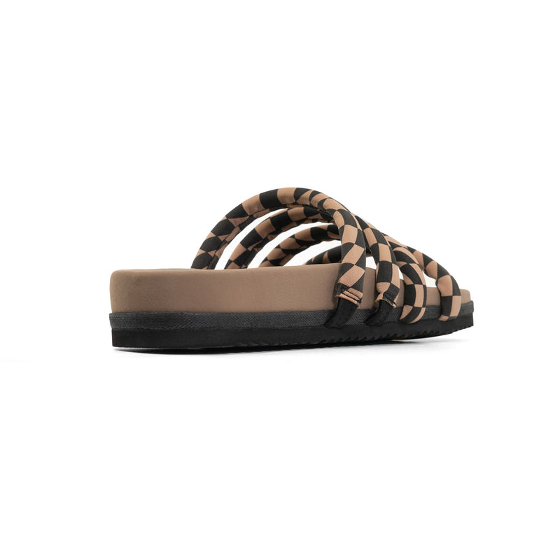 Quattro Sandal Wavy Check Neoprene