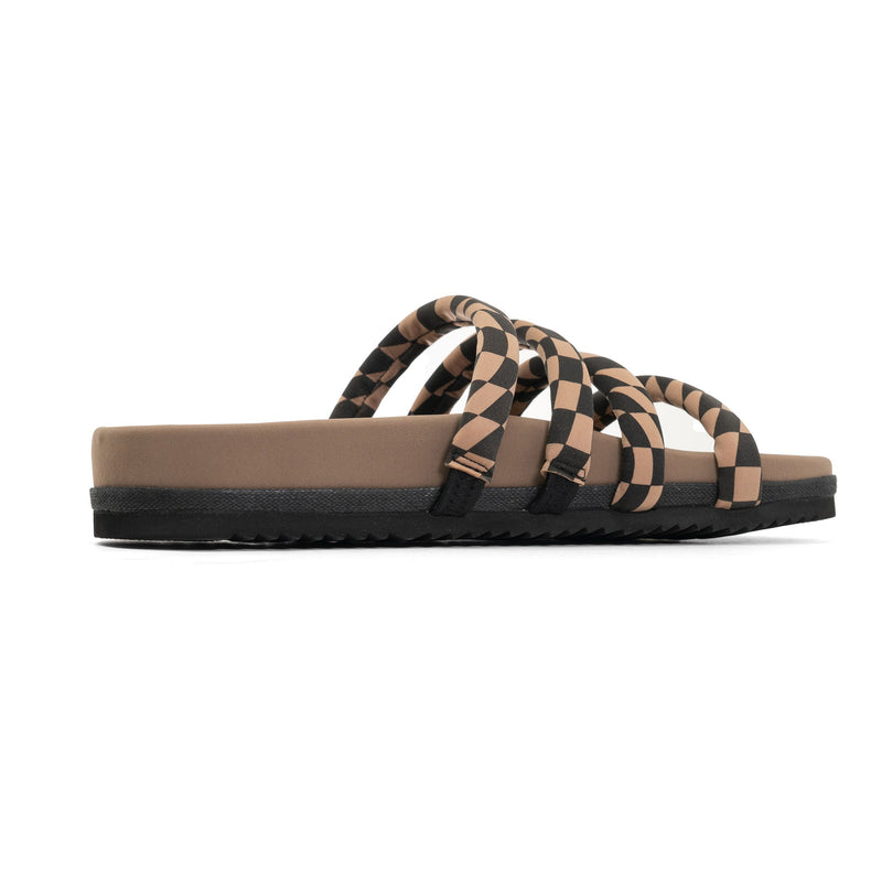 Quattro Sandal Wavy Check Neoprene