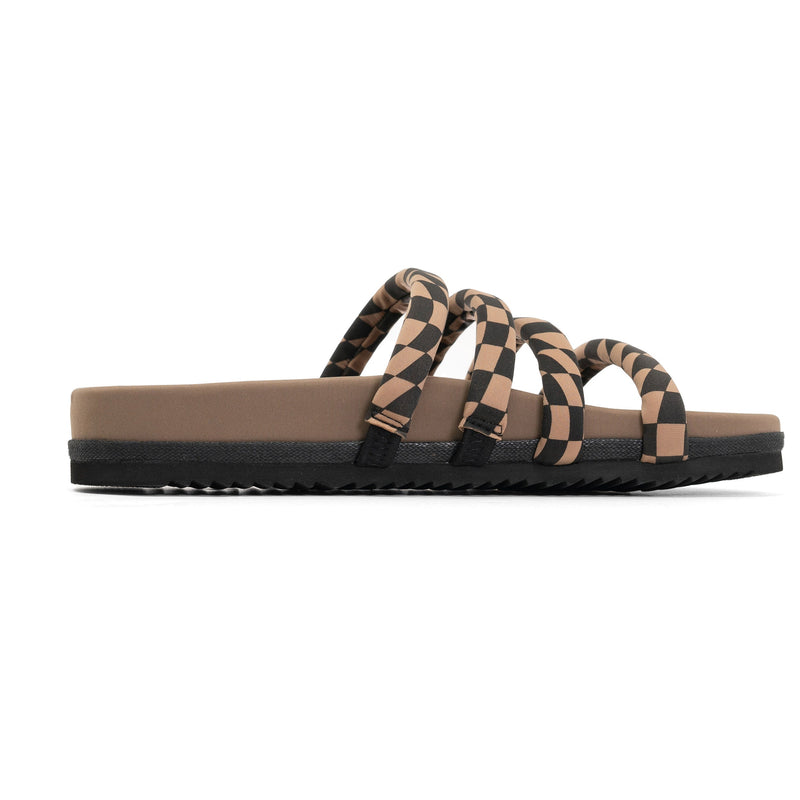 Quattro Sandal Wavy Check Neoprene
