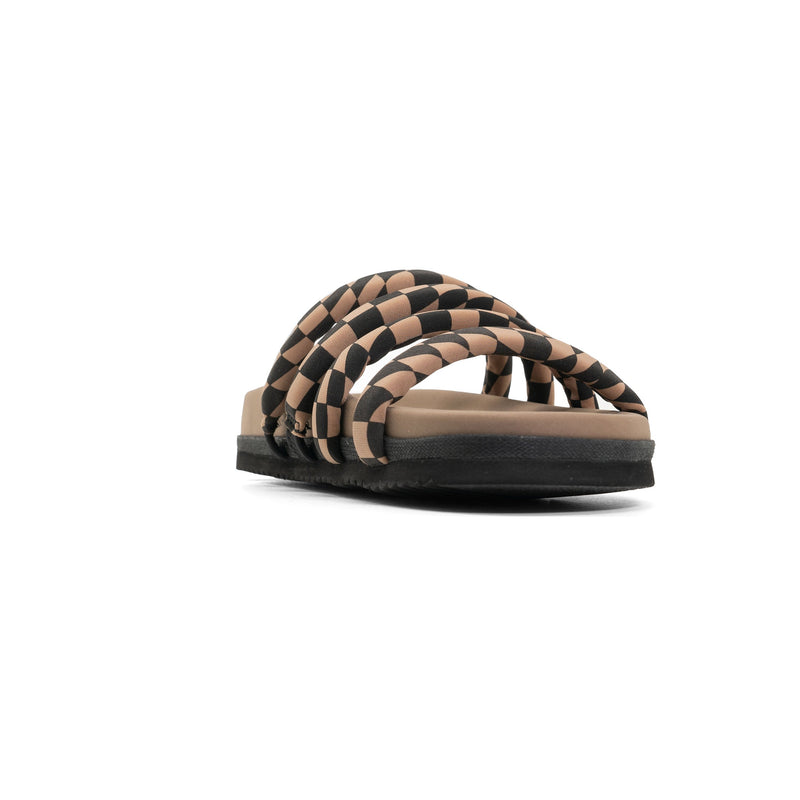 Quattro Sandal Wavy Check Neoprene