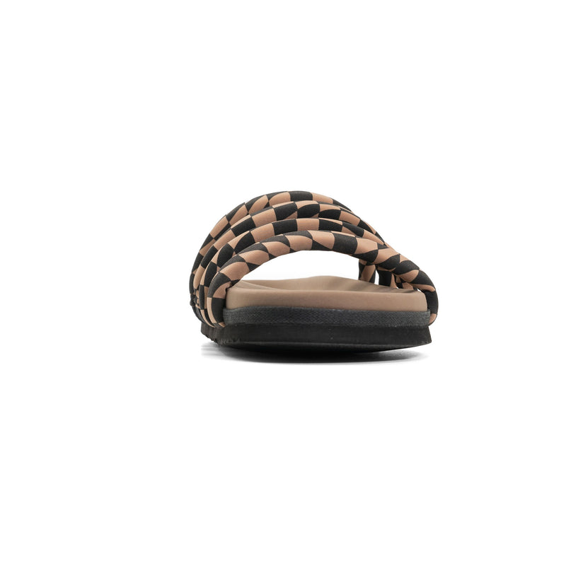 Quattro Sandal Wavy Check Neoprene