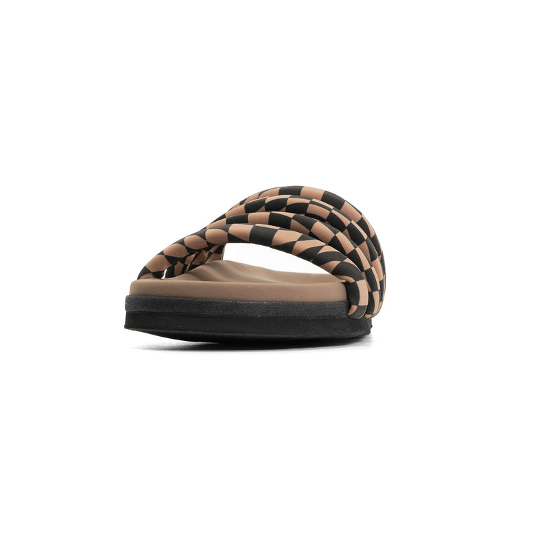 Quattro Sandal Wavy Check Neoprene