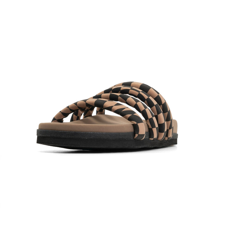 Quattro Sandal Wavy Check Neoprene