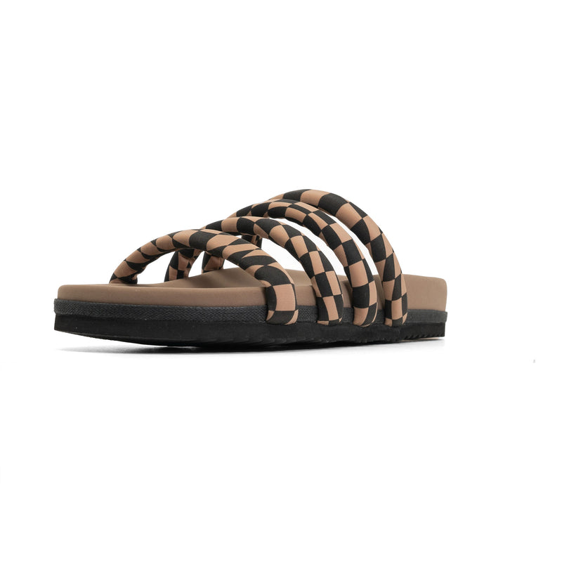 Quattro Sandal Wavy Check Neoprene