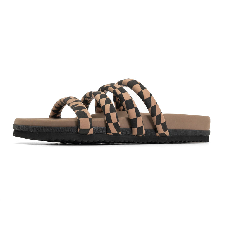 Quattro Sandal Wavy Check Neoprene