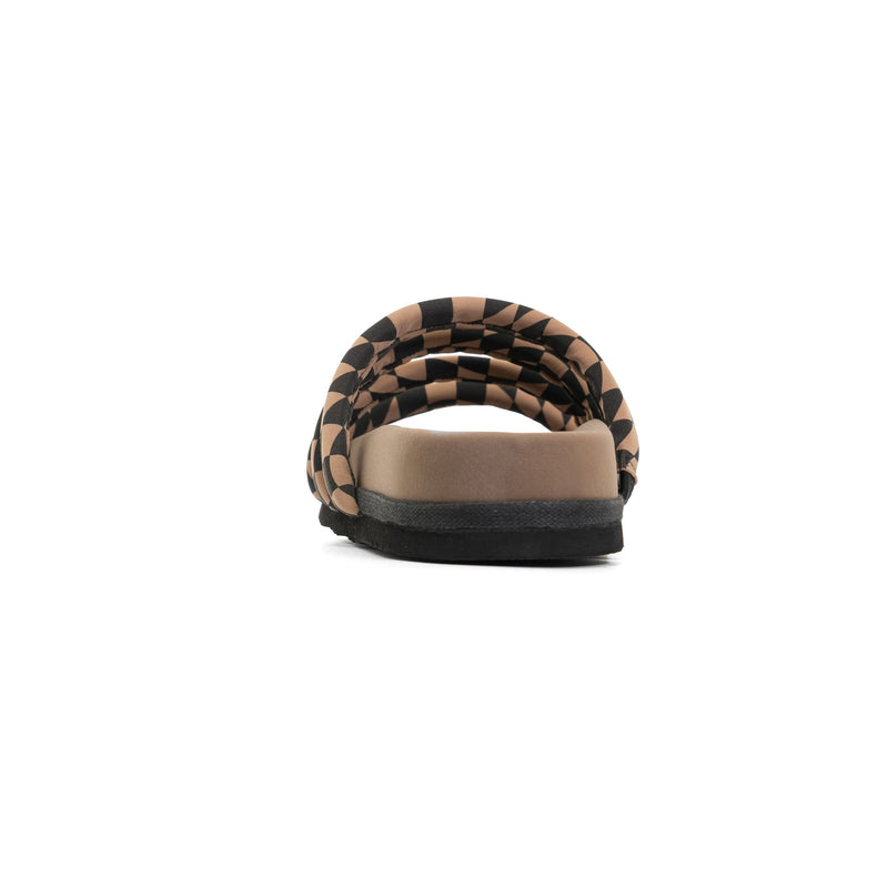 Quattro Sandal Wavy Check Neoprene