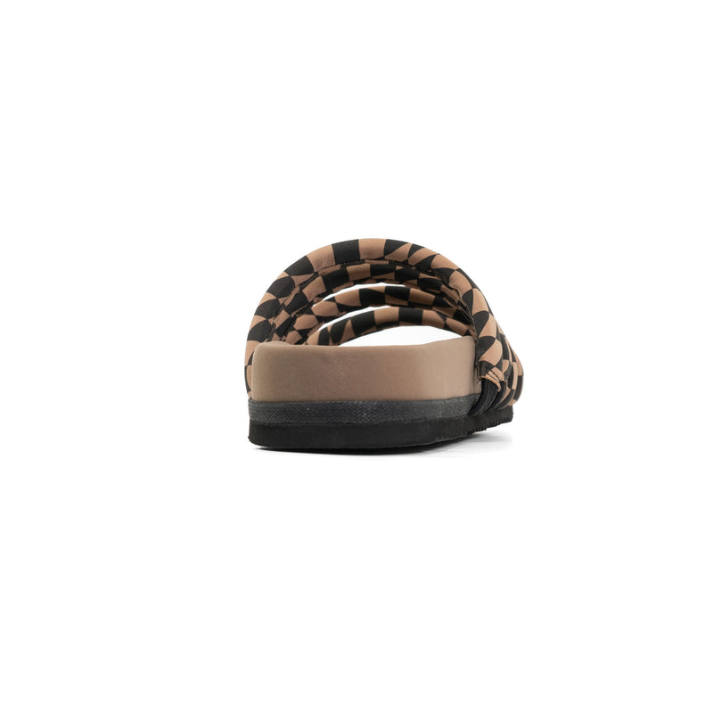 Quattro Sandal Wavy Check Neoprene