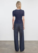 Enza Costa - Supima Cotton New Classic T-shirt - Midnight Blue