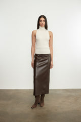 Knit Cashmere Sleeveless Sweater