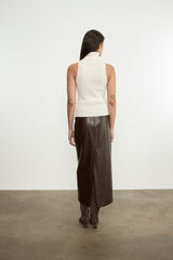 Knit Cashmere Sleeveless Sweater