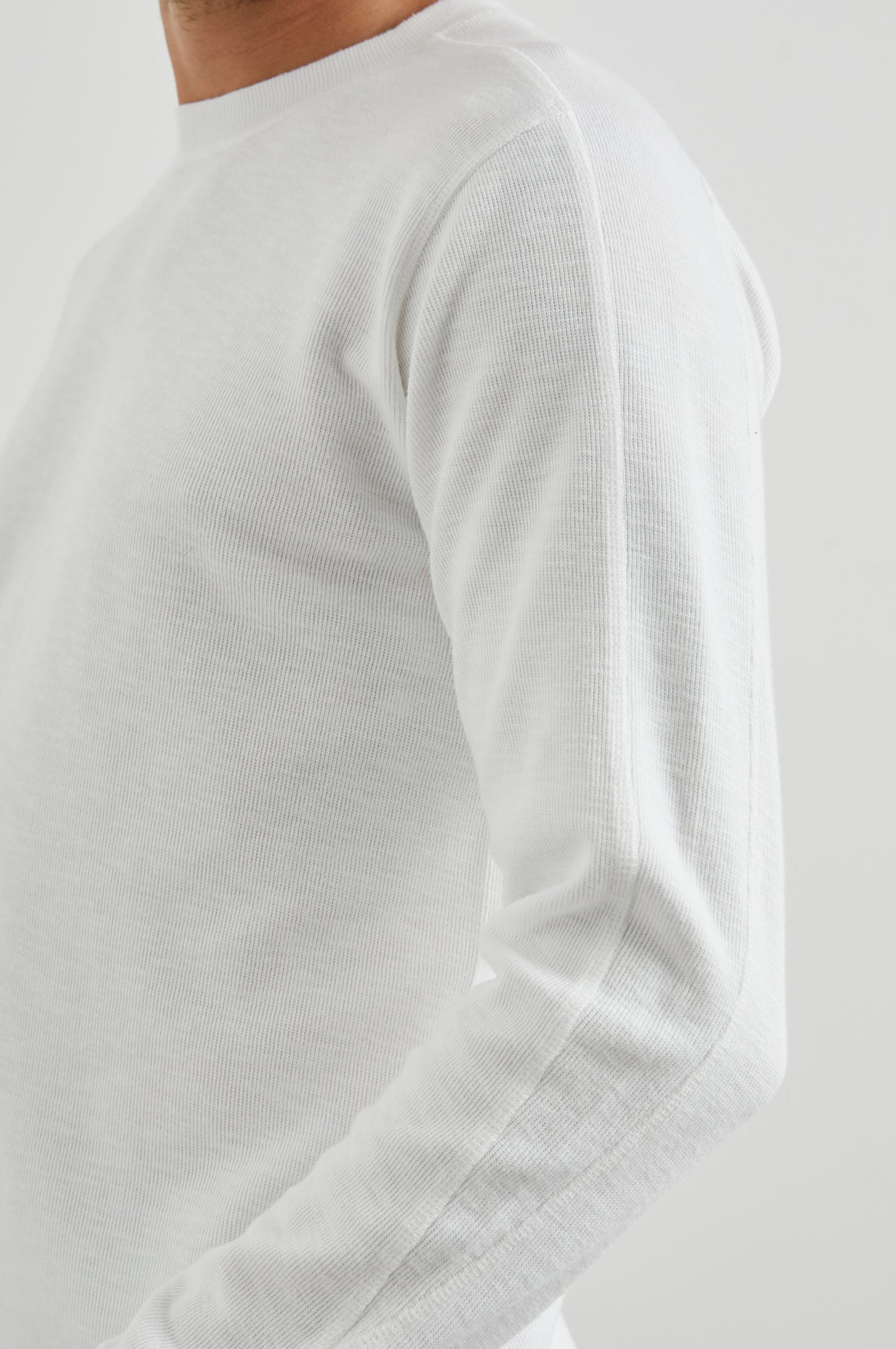 Rheese Thermal Long Sleeve Shirt, Whitecap
