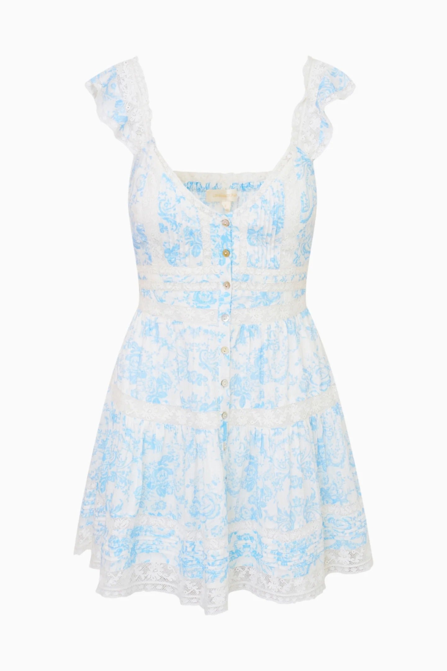 LoveShackFancy - Rietta Dress - Blue Cove
