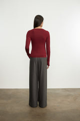 Fluid Jersey Draped Boatneck