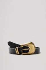 Rodeo Belt in Black Gold, view 3