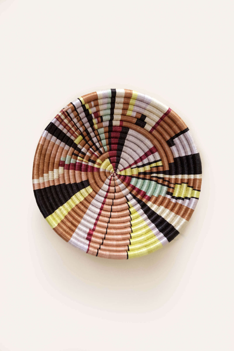 Geo Brights Large Plateau Basket