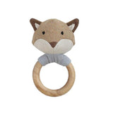 Fox Wood Rattle