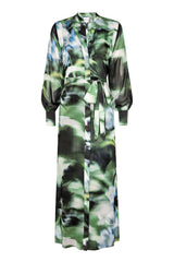 MISA Los Angeles - Juliana Dress - Blurred Casablanca Lily Mix