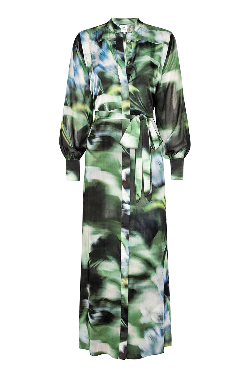 MISA Los Angeles - Juliana Dress - Blurred Casablanca Lily Mix