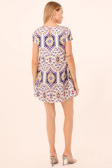 MISA Los Angeles - Atalia Dress - Mosaic Eye Satin