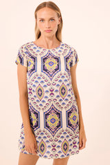 MISA Los Angeles - Atalia Dress - Mosaic Eye Satin