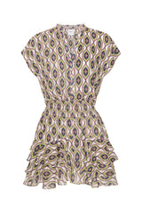 MISA Los Angeles - Evie Dress - Mosaic Eye Chiffon