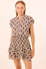MISA Los Angeles - Evie Dress - Mosaic Eye Chiffon
