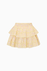 LoveShackFancy - Blooming Floral Ruffle Mini Skirt