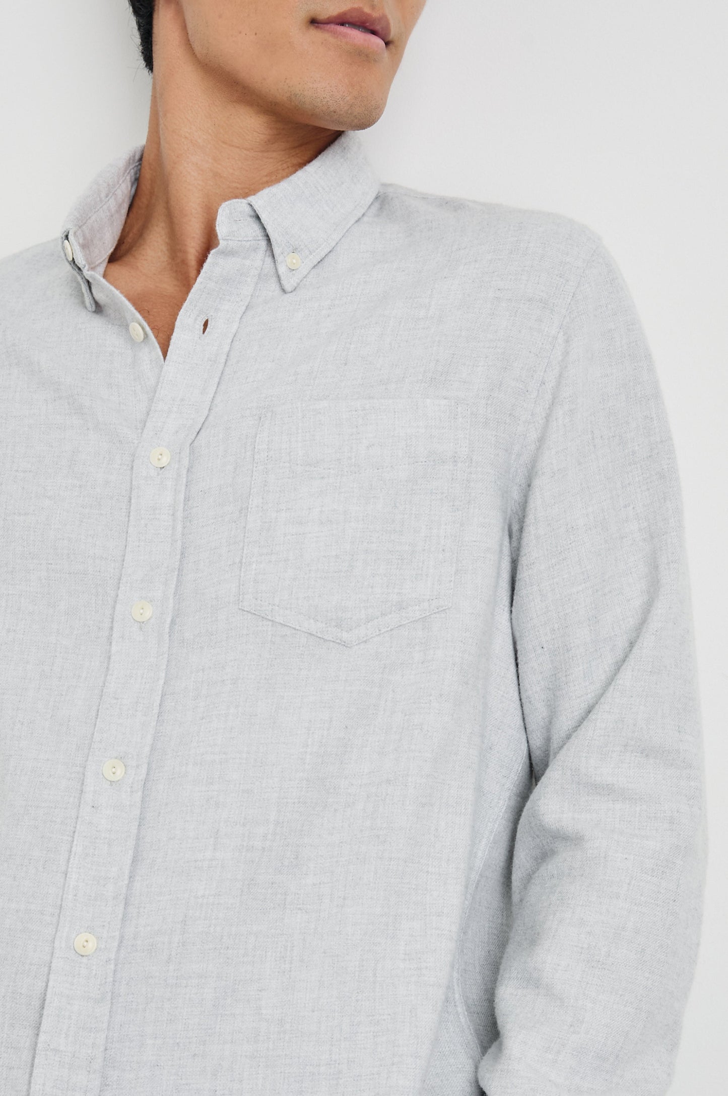 Rails - Runson Shirt - Heather Grey