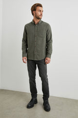 Rails - Runson Shirt - Hunter Green
