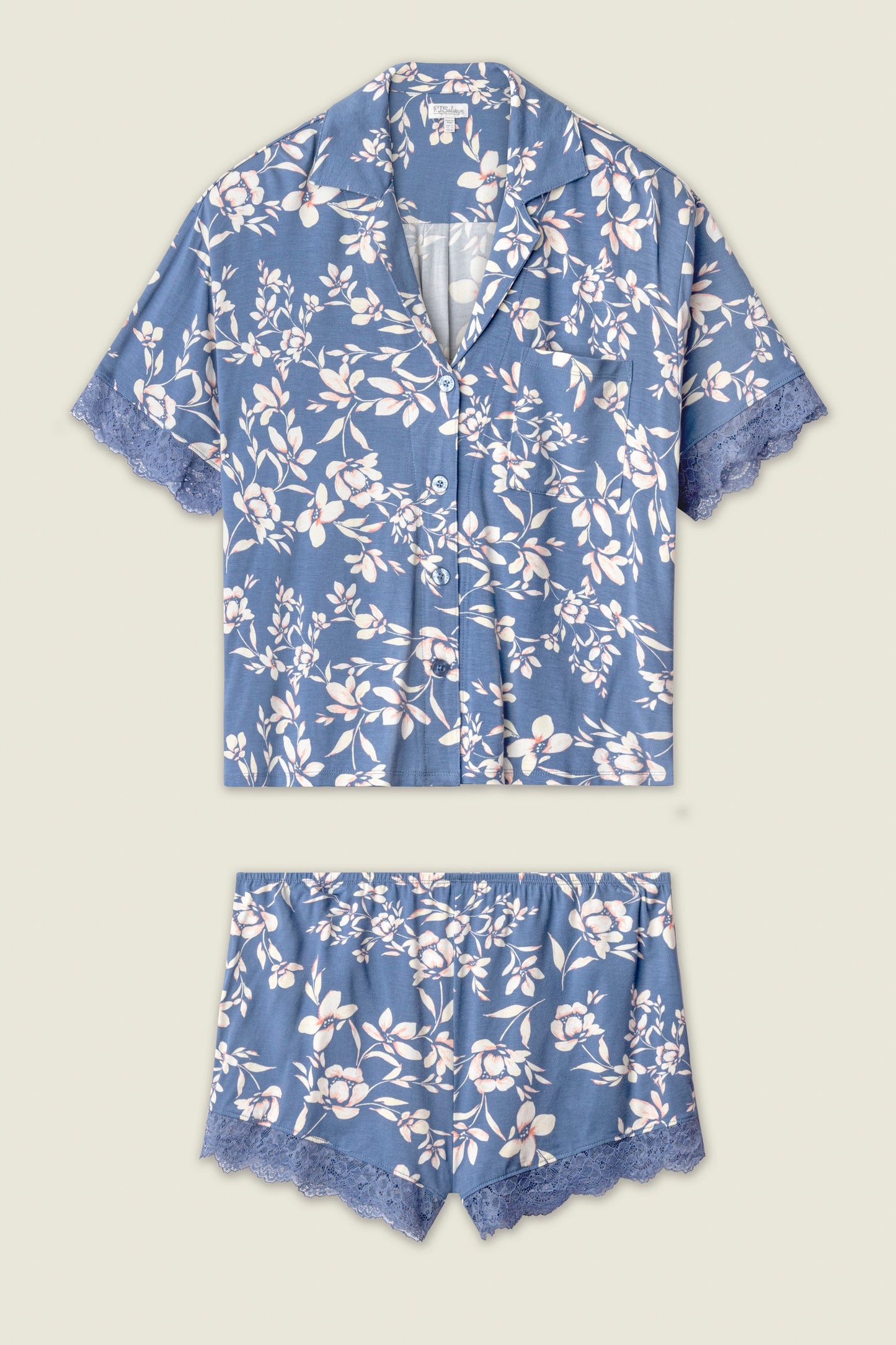 Flora Dreams Twilight Garden Short PJ Set