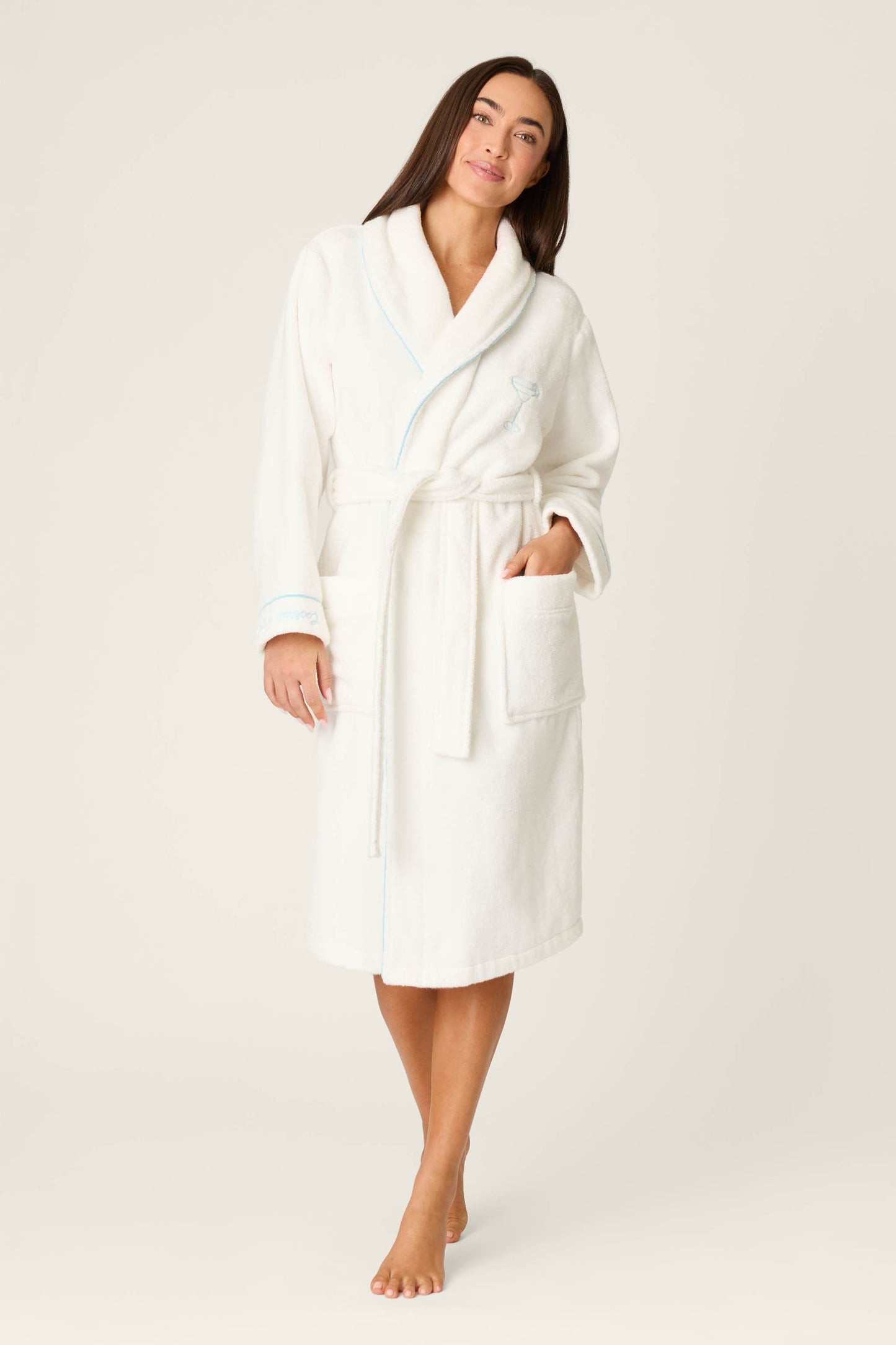 Playful Terry Happy Hour Robe