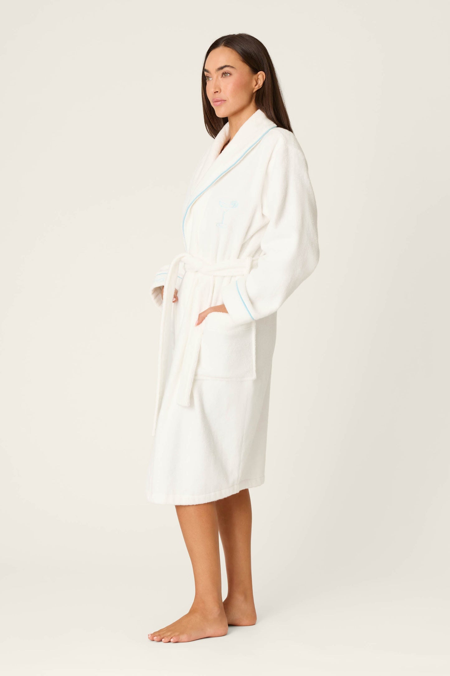 Playful Terry Happy Hour Robe